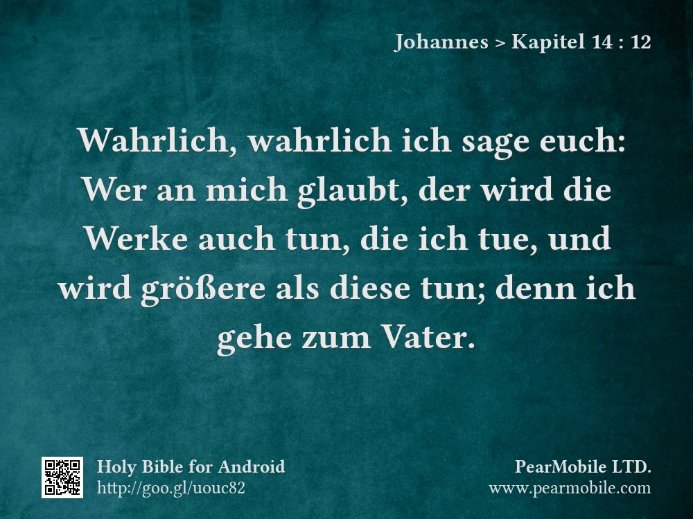 Johannes, Kapitel 14:12